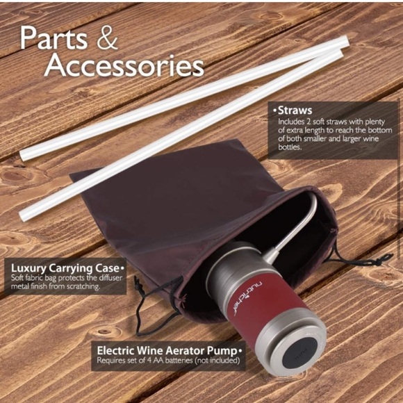 NEW Nutrichef Electronic Wine Aerator - Picture 4 of 5